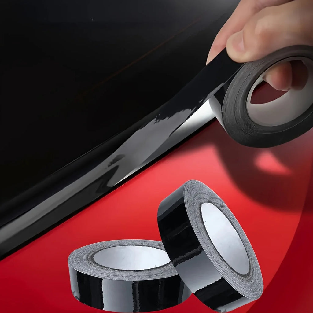PVC Car Edge Protector Sticker Universal Fit for Automotive Window Trim and Side Molding DIY Bodywork Decoration Black Line Tape
