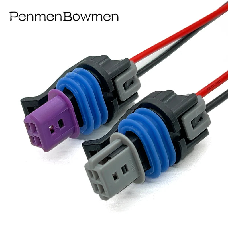 1 Set 2 Pin GM LS ECT Car Waterproof Plug Wiring Harness Electrical Cable Connectors 15449028 15449027 For Ford Chevrolet Opel