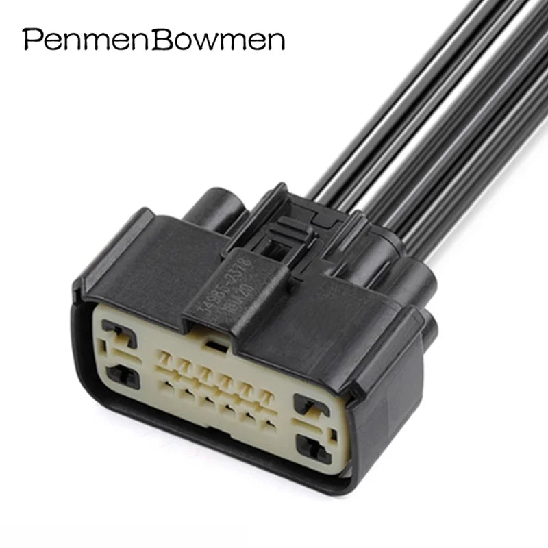 1 Set 16 Pin Car Oil Pump Radar Fog Light Plug Engine Electrical Cable Connectors Female Male Wire Harness 34985-1601 34986-2144