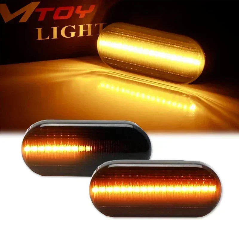 Dynamic Car LED Side Marker Turn Signal Light Indicator For Skoda Octavia A5 1996-2010 For VW Golf 3 4 Passat 3BG Polo 6N 6N2 9N