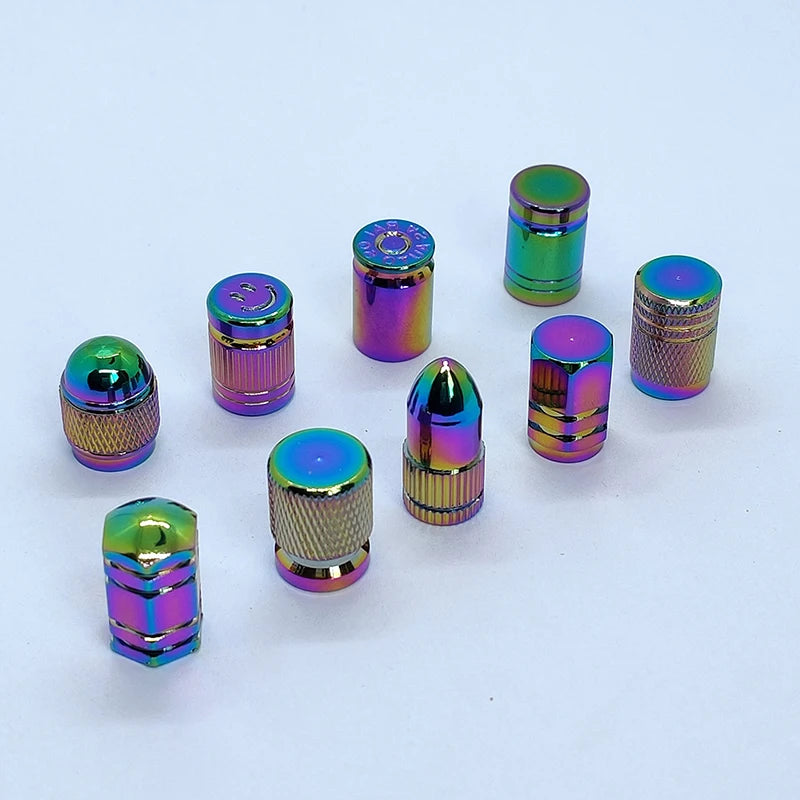 1Pcs Multicolor Tire Valve Stem Caps, Universal Stem Covers for Cars, SUVs, Bike and Bicycle, Trucks, Motorcycles