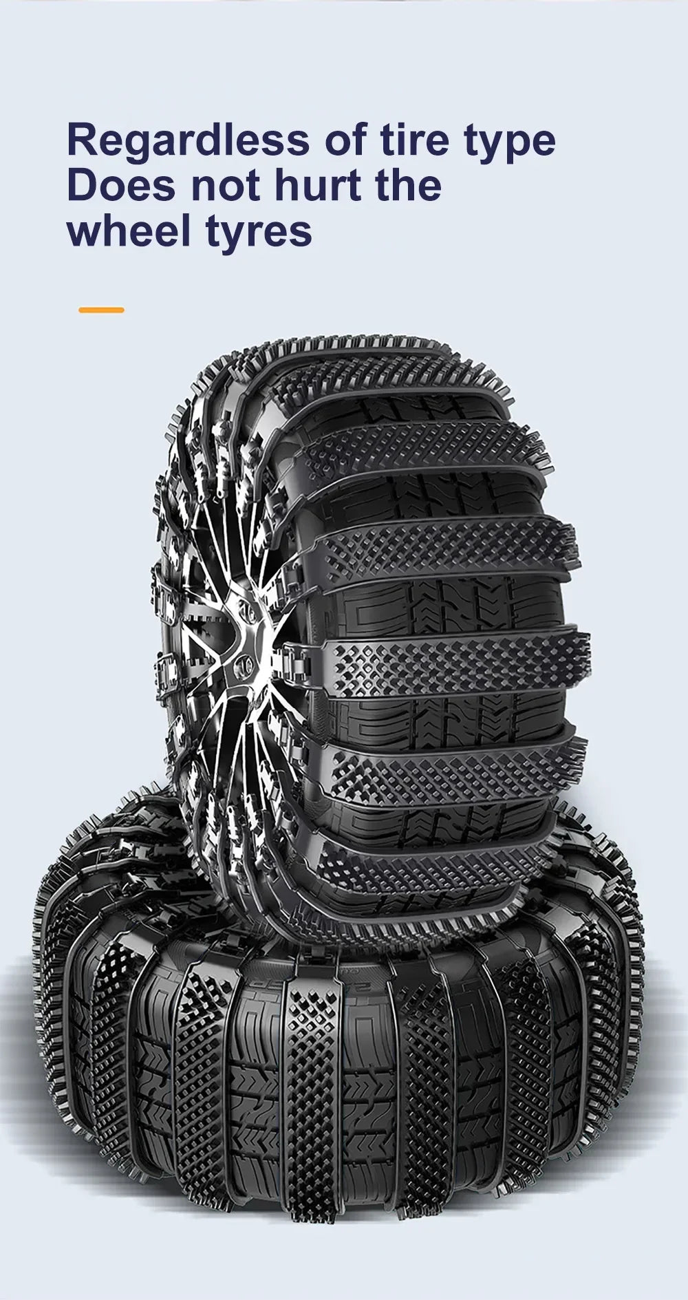 Snow Chain Tyre Chain 10/1PCS Urethane Set Wheel Ties Belts Car Tires Chains Winter Anti-Slip Chain Anti Skid Snow Emergency New