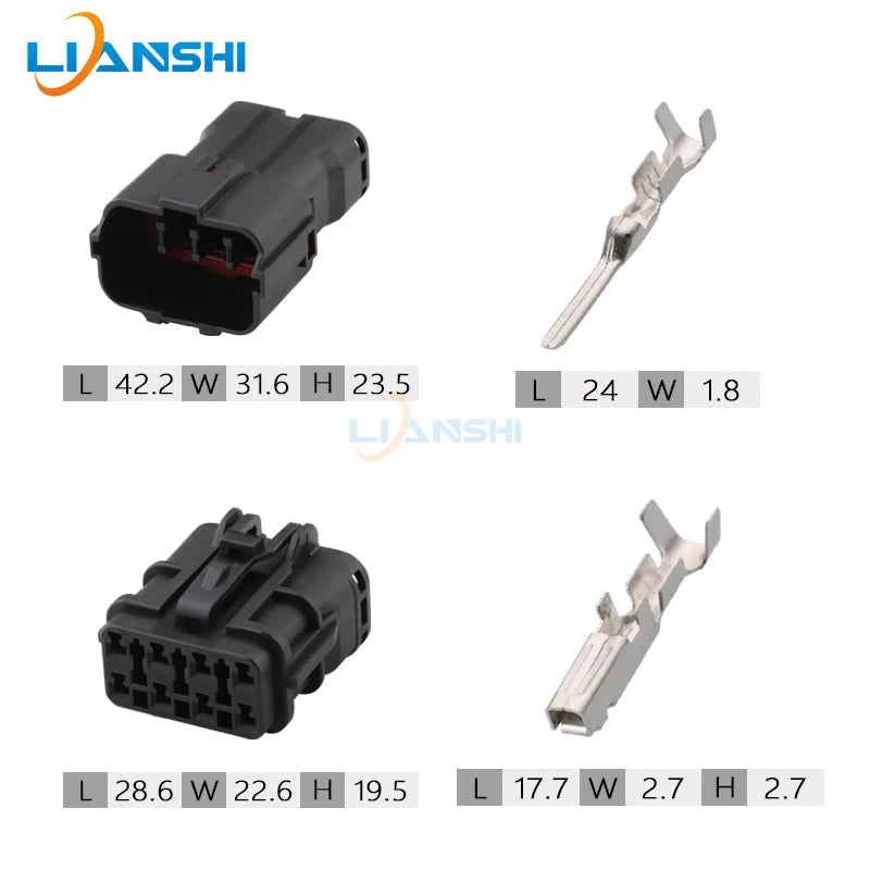 7222(7123)-7484-40 Automotive oil pump plug 8p waterproof connector for modern excavator MG640341-5/MG610339-5