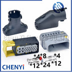 16 Pin Waterproof Automotive Connectors Wire Harness plug 2-1564337-1 2-1564528-1 2-1564529-1 For Scania ELC4 Suspension ecu