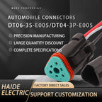 3 PIN 1.6mm Male Female Connector Waterproof Wiring Harness For Engineering Vehicle Deutsch DT04-3P-E005 DT06-3S-E005