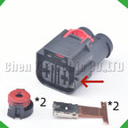 2-Pin Connector waterproof connector steering 2291383-1 2343342-1 2343342-2 Benz Bmw