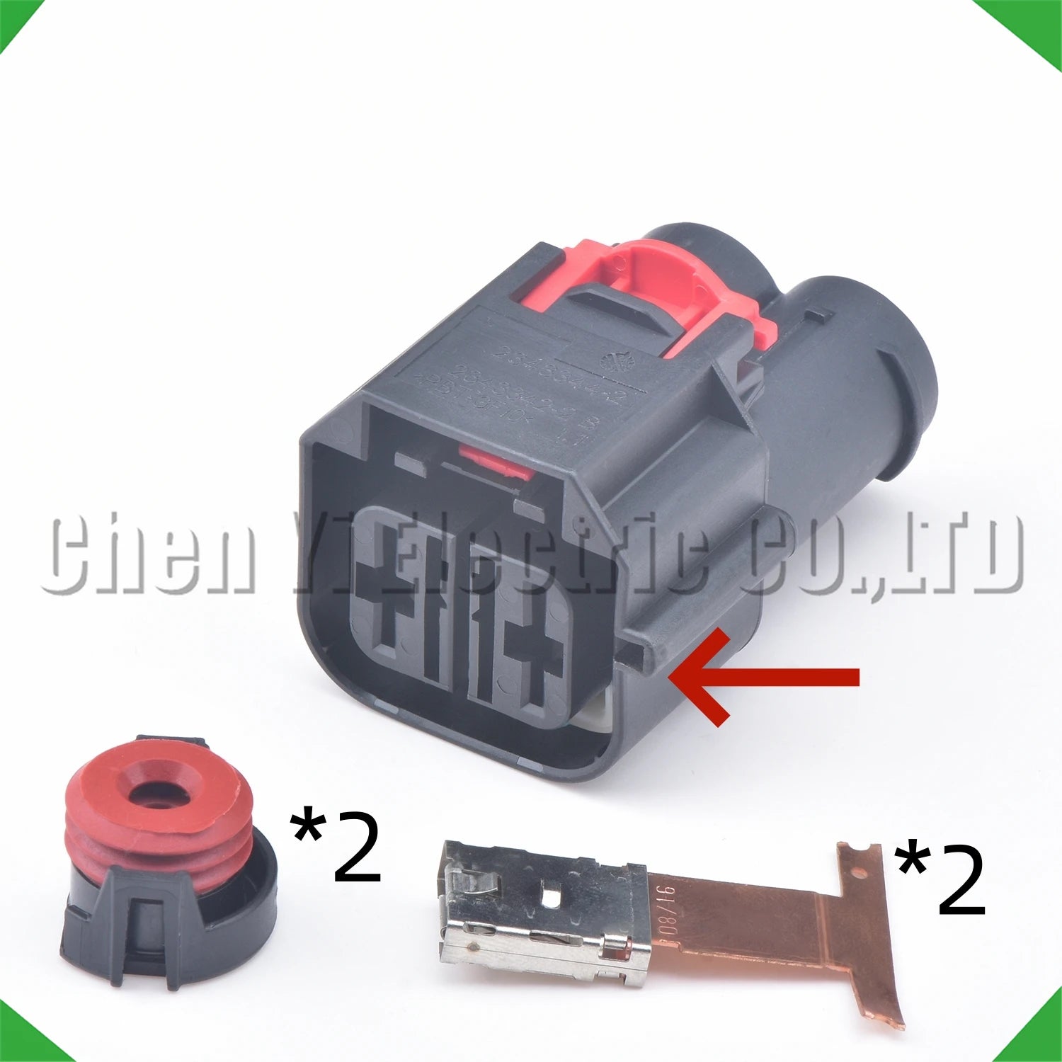 2-Pin Connector waterproof connector steering 2291383-1 2343342-1 2343342-2 Benz Bmw