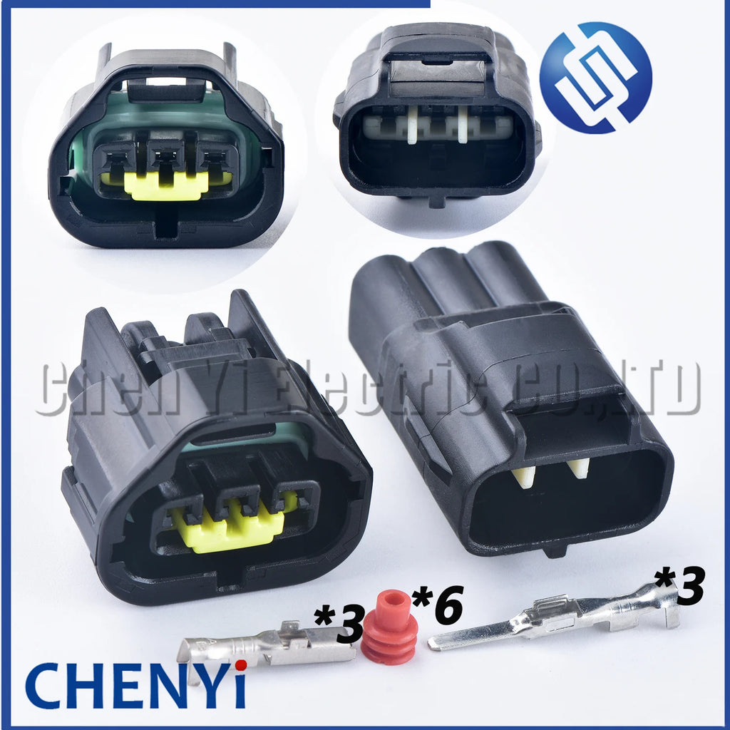 3 Pin Automobile waterproof connector car Engine Crankshaft Position Sensor plug 7283-4535-30 90980-16238 for Jeep Chrysler