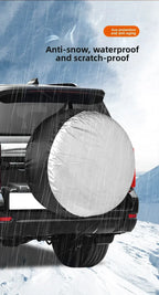 Spare Tire Cover Auto Vehicle Wheel Protector 13-19/19-23inch Case Polyester Car Tyre Storage Bags Cars Wheel Protection Amagi