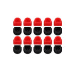 Red & Black Dust Plugs for Anderson Connector Plugs Versatile Applications Parts Waterproof Fixing Plug 50A-175A Cable Kits