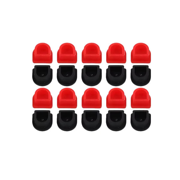 Red & Black Dust Plugs for Anderson Connector Plugs Versatile Applications Parts Waterproof Fixing Plug 50A-175A Cable Kits