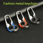 Carabiner Durable Snap Hook Key Ring Car Fashion Metal Keychain for Men with Waist Hanging Buckle for Business Gift Accessory