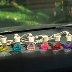 Perfume Bottle Ornament Hanging Empty Bottle Essential Oil Diffuser Fragrance Air Freshener Scent Car Interior Accessory Amagi