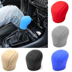 Car Silicone Gear Shift Knob Cover Gear Shift Non-Slip Grip Handle Protective Covers Manual 6-speed Car Interior Accessories