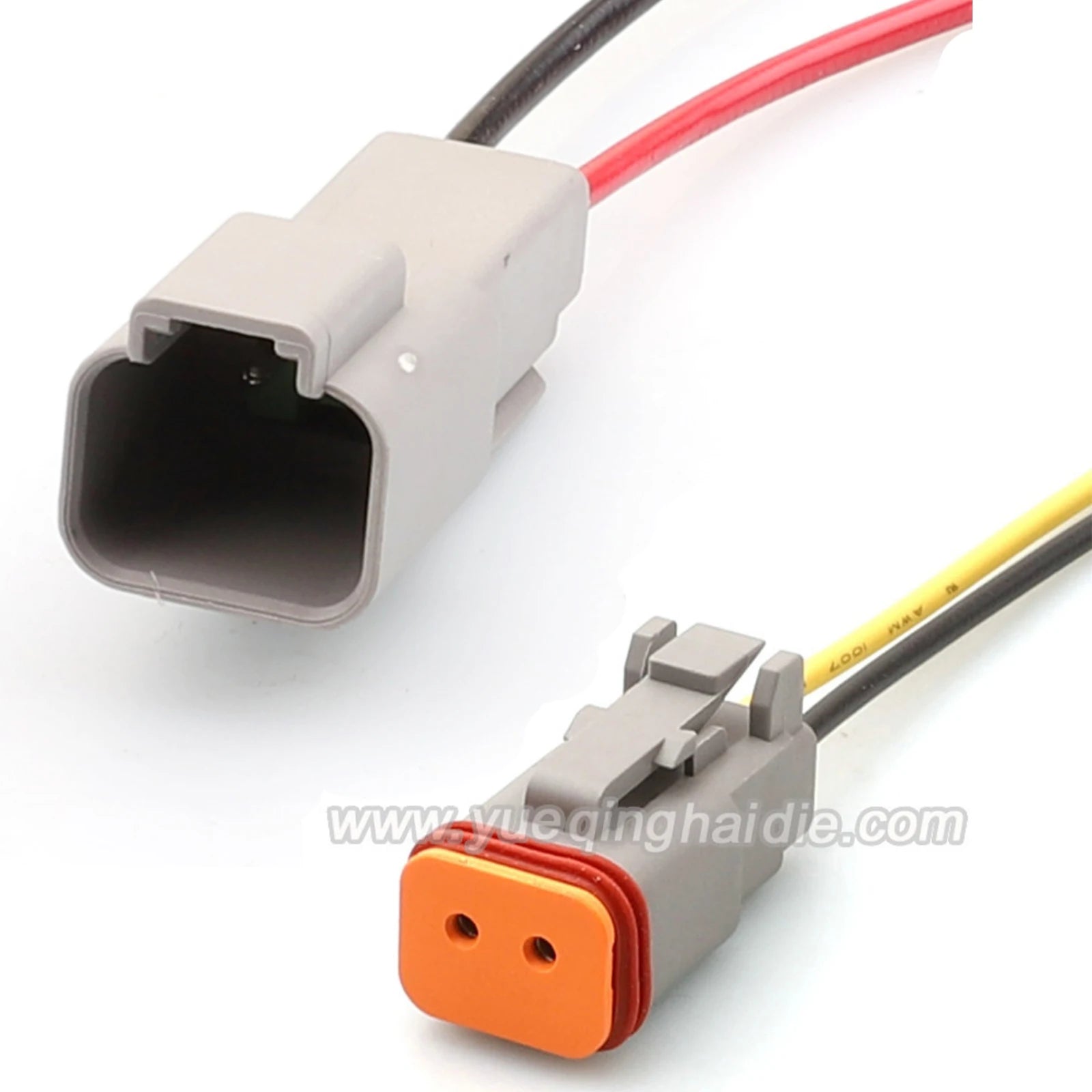 2 PIN Deutsch DT Automotive Waterproof Connector 1.6mm Series Male Female Connectors Wiring Harness DT04-2P DT06-2S