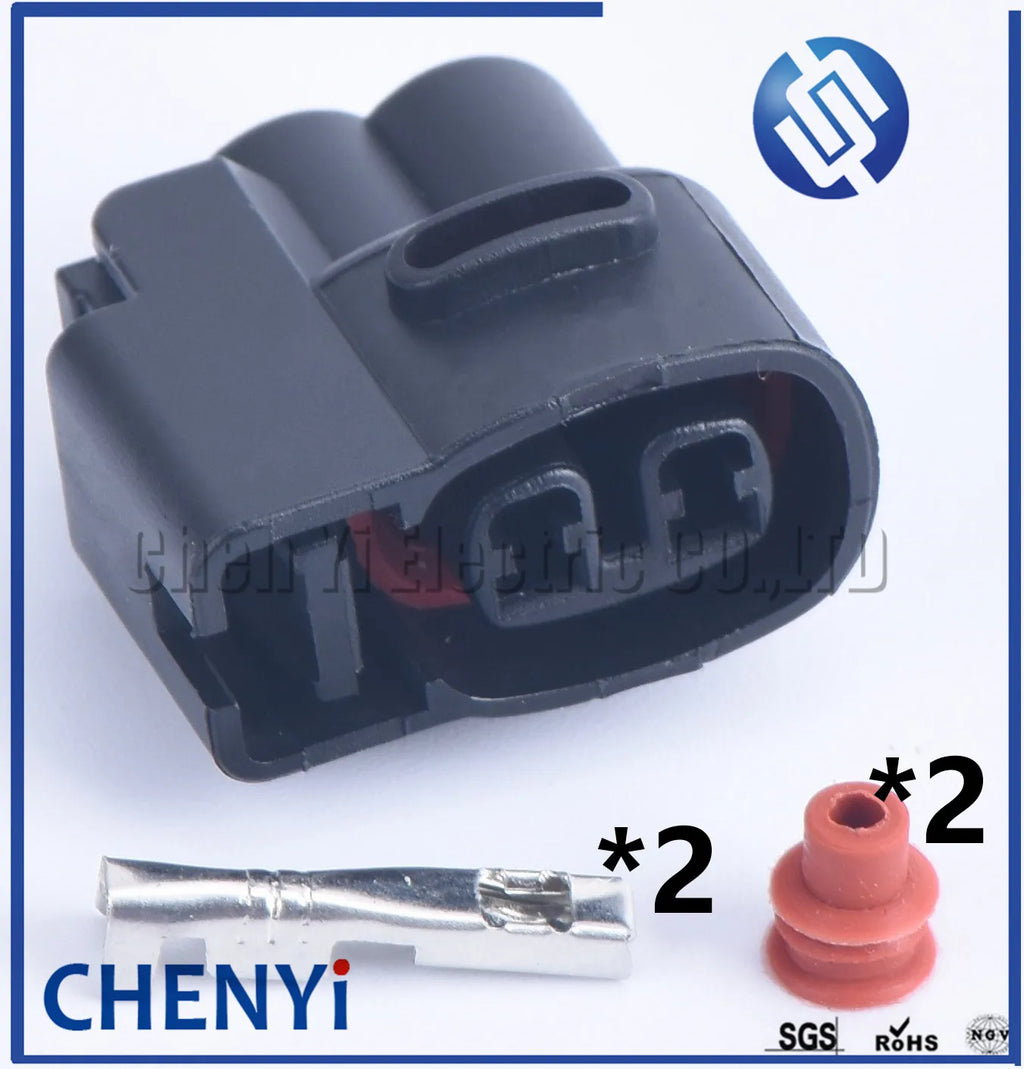 2 Pin Ignition Coil Female Automotive Connector CVVT Fuel Injector Plug Wiring Harness Socket GS1D-67UC1 MG640605 90980-10609