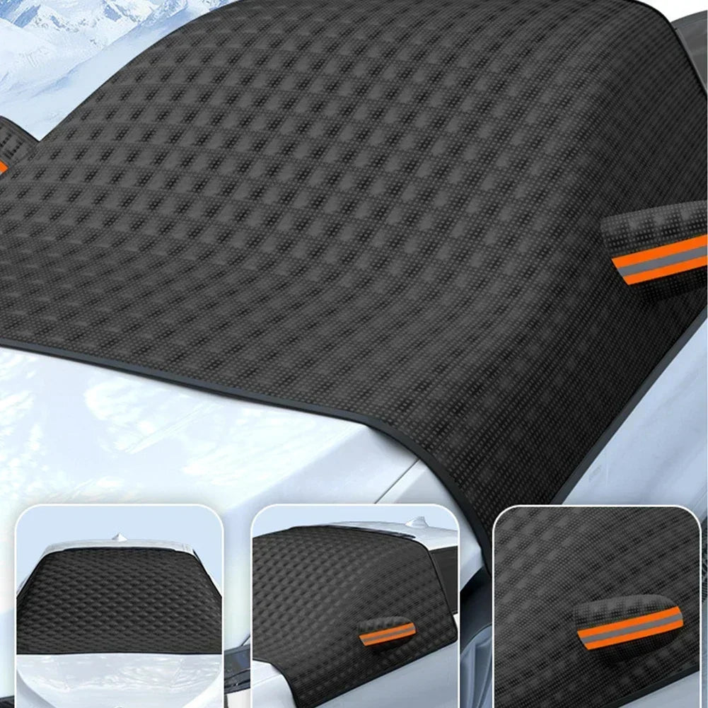 Car Windshield Snow Cover, Frost-Proof & Anti-Freezing Windshield Cover for Winter, Car Window Cover, Winter Car Cover Amagi