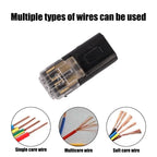 2 Pin Way Plug Wire Cable Snap Connectors Waterproof Electric Wire Double-Wire Plug-In Connector with Locking Buckle