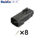 1-100Sets 8 Pin 33472-0801 33482-4801 33482-0801 33472-4801 Headlight Light Socket Auto Plug With Terminals
