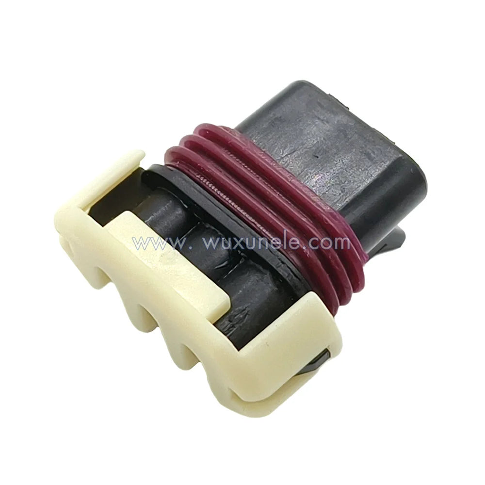 50 Sets 3-Pin Sealed Wire Connectors Automotive Temperature Sensor Plug 12129946 for Vehicle Electrical Wiring Systems