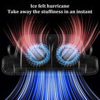 Car Seat Cooling Fan Electric Auto Backseat Car Fan Three Adjustable Wind Speeds Cooling Tool For Mini Cars RVs Sedans