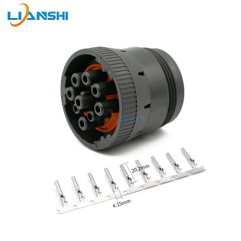 HD16-9-1939S automotive 9-pin connector male and female waterproof connector HD10-9-1939P