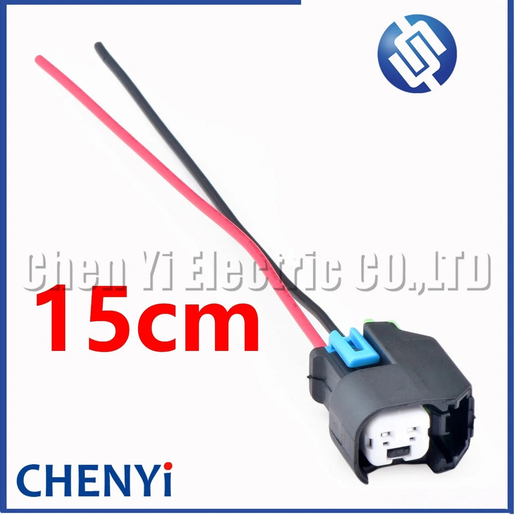 2 Pin 1.5mm female Auto Fuel Line Quick Injector Connector Wire harness plug Socket 15419715 15423278 15423276 For EV6 USCAR