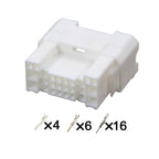 Suitable for Kia, Hyundai and BYD car door A-pillar and B-pillar wiring harness connector plugs 6098-7907/3098-7912