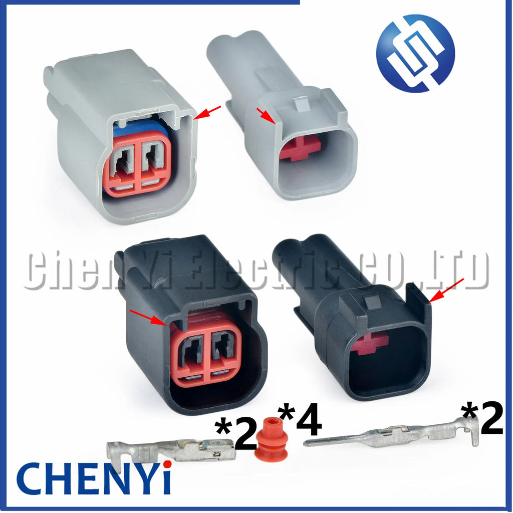 2 Pin Automotive Turn Signa lamp connector Fog Lights Wire harness Plug 2272457 J1B112B591AA 6R3Z-13411-BA E-4014A E-4011A