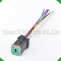 6-Pin Connector Black series Connector Waterproof Socket Deutsch Engineering Vehicle