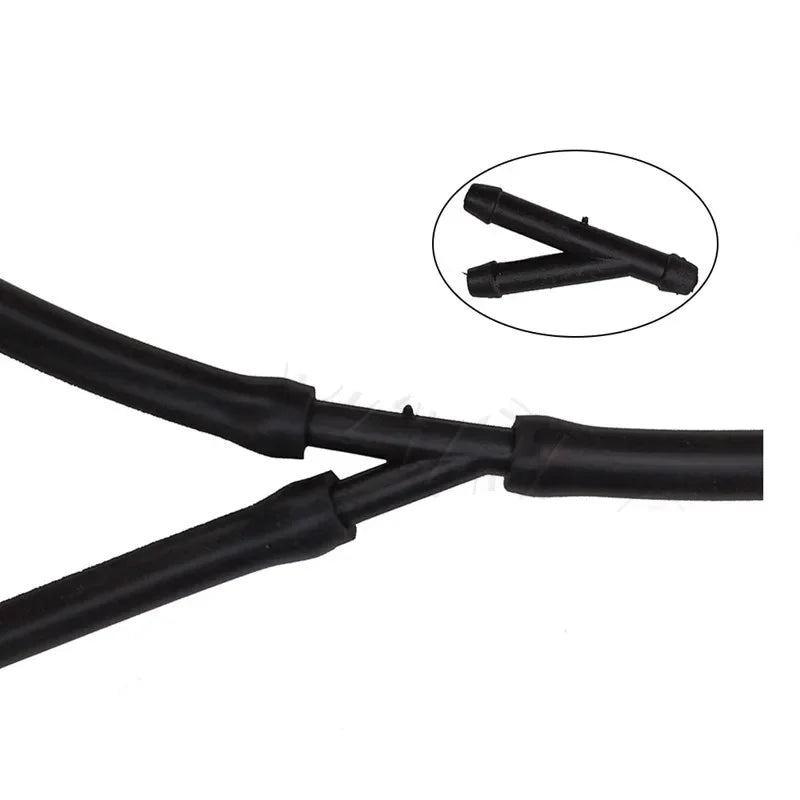 Car Windscreen Washer Joiner Pipe Connector T Piece Straight 3 Way Y Piece Air Fuel Water Petrol Wiper Washer Nozzle Hose