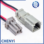 2 Pin Auto Trunk Car Lock Electronic Connector Wiring Harness Plug 6098-0239 6098-0240 with wire or with Pin For Honda Nissan