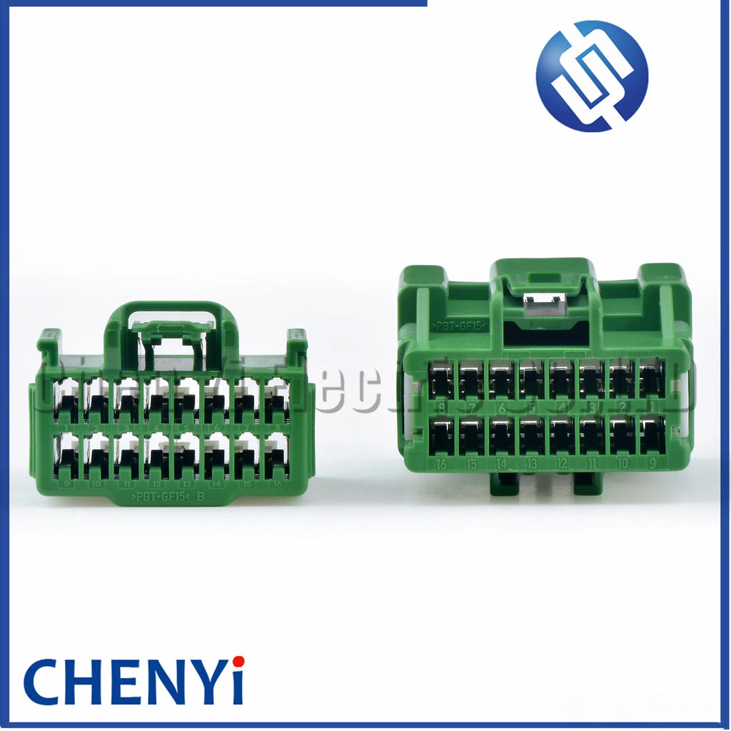 16 Pin Automotive CD player connector Amplifier audio plug 7283-6453-60 7282-6453-60 For Volvo Land Rover Mazda Buick