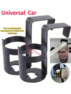 Car Cup Holder Durable Plastic Water Bottle Stand, Vehicle Interior Accessories, Space Saving Design, Easy Install, Convenient