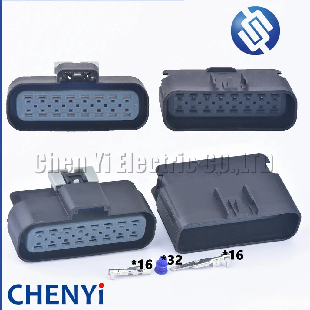 16 Pin 2.8mm series male or female Automotive waterproof connector housing plug harness connector 15326667 15326666