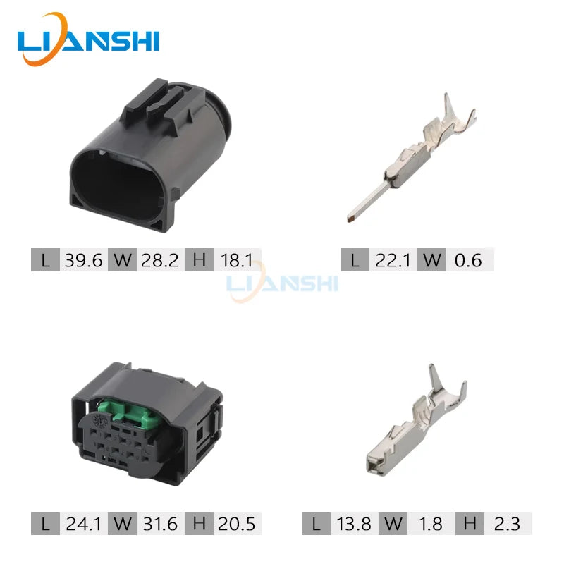 1-1534229-1/1-929342-1 is suitable for lane change assist ACC wiring harness plugs of Volkswagen, Audi, Mercedes-Benz and BMW