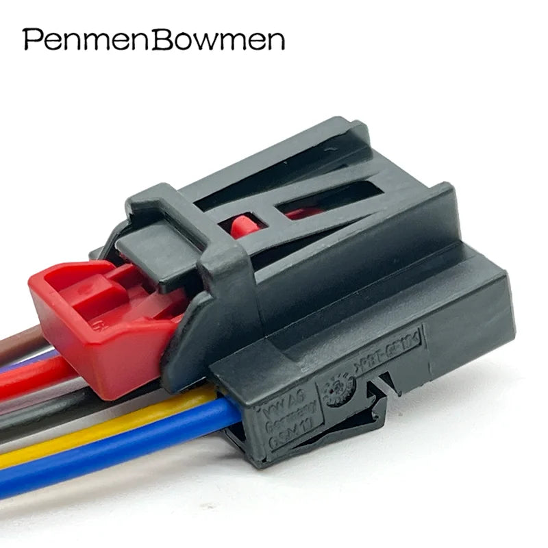 1 Set 6 Pin Auto Rear Lamp Seat Height Adjuster Electrical Cable Connectors Female Wire Harness Plug For VW Golf 1S0972706