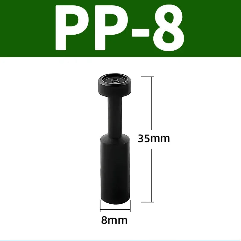 20/100/500/1000 PCS PP PPF Nylon Pneumatic Blanking Plug Hose Tube Push Fit Connector Air Line 4mm 6mm 8mm 10mm 12mm 16mm
