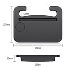 2 In1 Car Laptop Computer Desk Bracket Seat Gap Filler Organizer Drink Food Coffee Steering Wheel Dining Table Accessories Amagi