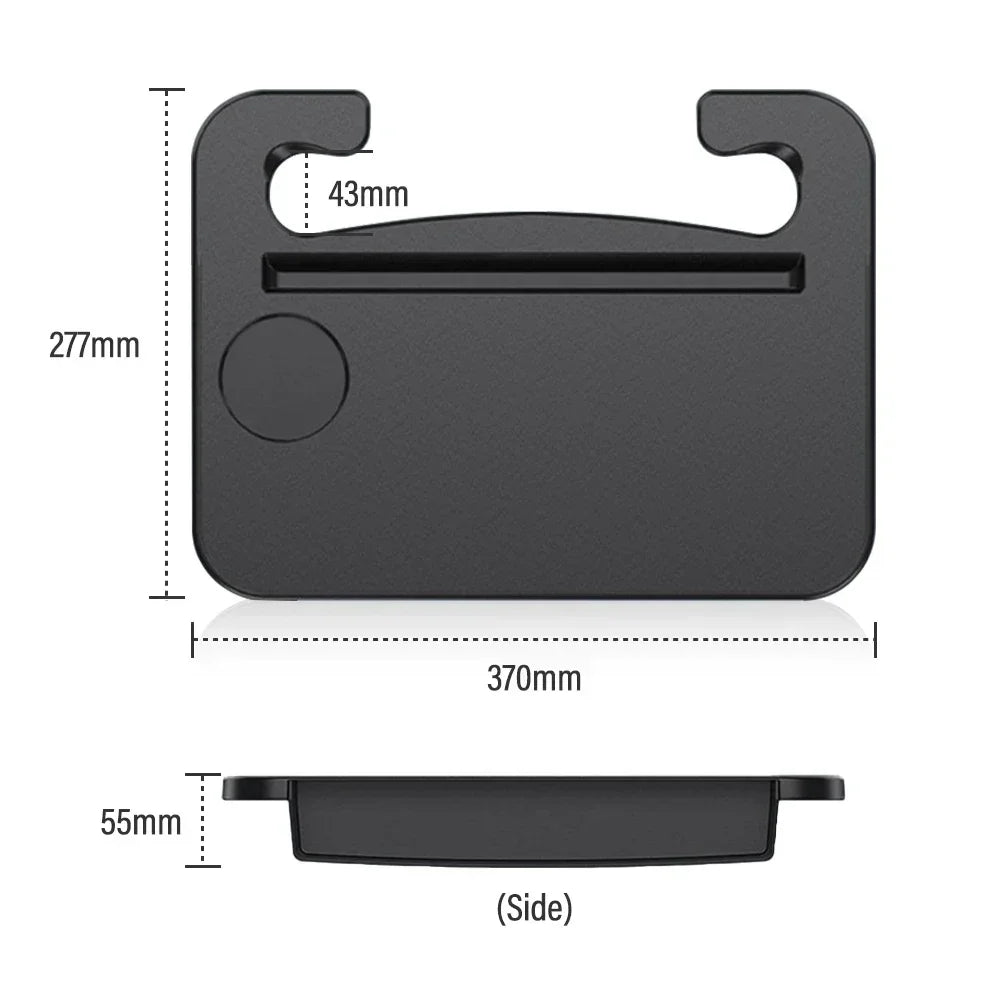 2 In1 Car Laptop Computer Desk Bracket Seat Gap Filler Organizer Drink Food Coffee Steering Wheel Dining Table Accessories Amagi