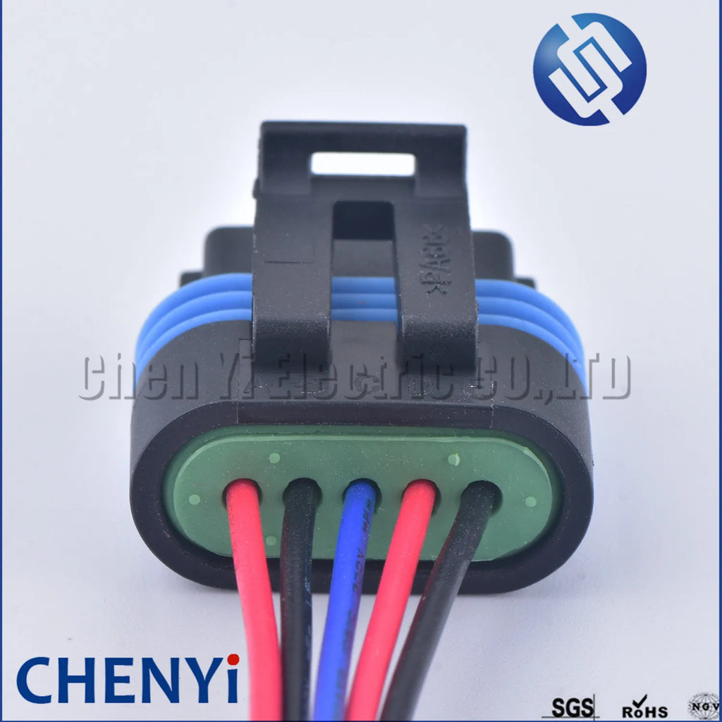 5 Pin Automotive waterproof connector Suits High Energy Ignition Coil with built-in Igniter plug 12162825 H2377-5P For GM LS2