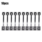 10PCS Sill Trim Fastening Clips For Opel Corsa Astra For Vectra 164987 9174457 Side Skirt Sill Panel Moulding Trim Clips
