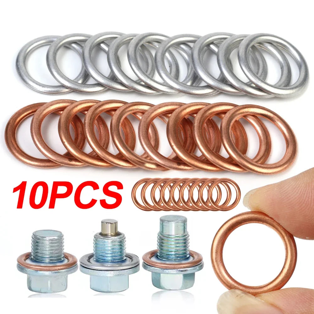 Car Engine Sump Oil Drain Screw Gasket for Volkswagen Maiteng Sprint CC Audi A4LA6L Transmission Oil Drain Plug Gasket