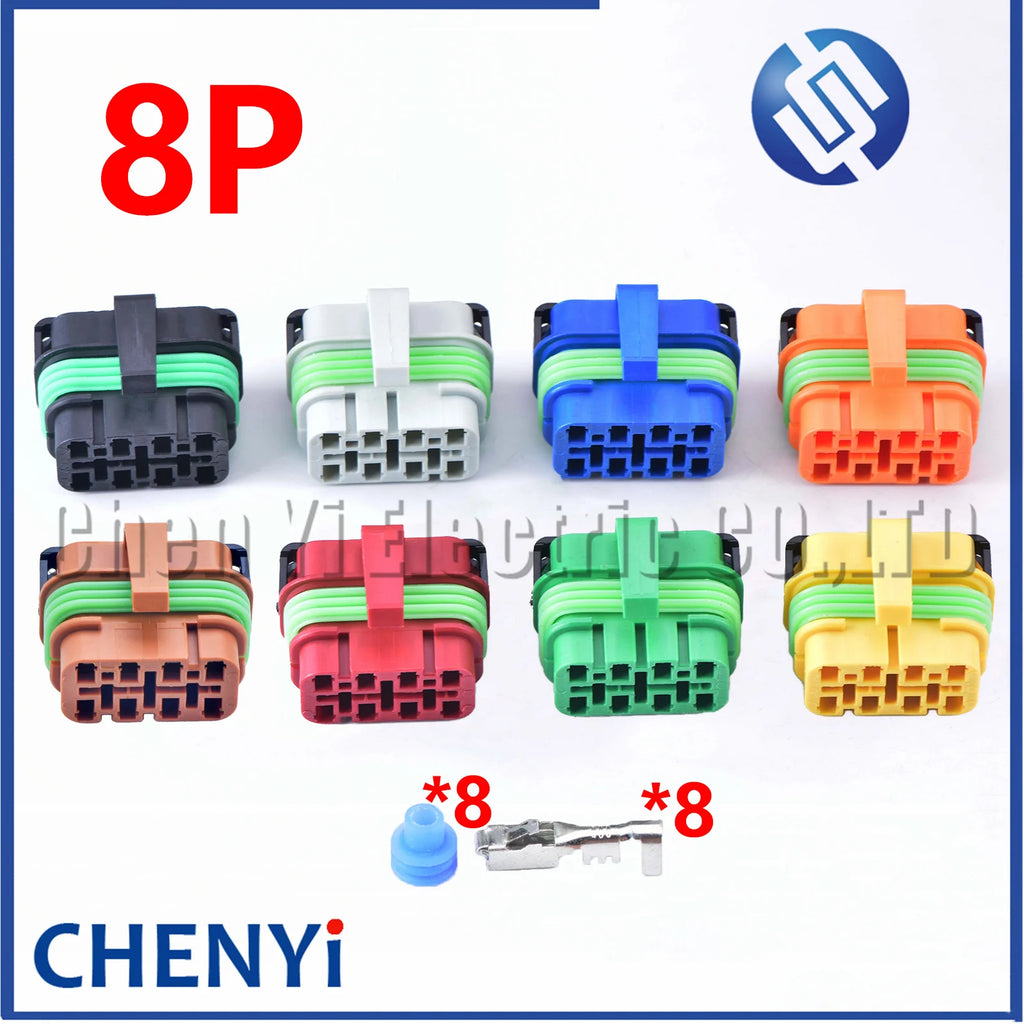 8 Pin Auto Waterproof connector harness plug 32006-D22 32006-E22 32006-H22 32006-C22 32006-B22 32006-A22 32006-F22 32006-G22