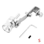Universal Stainless Steel Car Turbo Sound Automatic Muffler Exhaust Pipe Blow-off Vale Professional Simulator Whistle Amagi