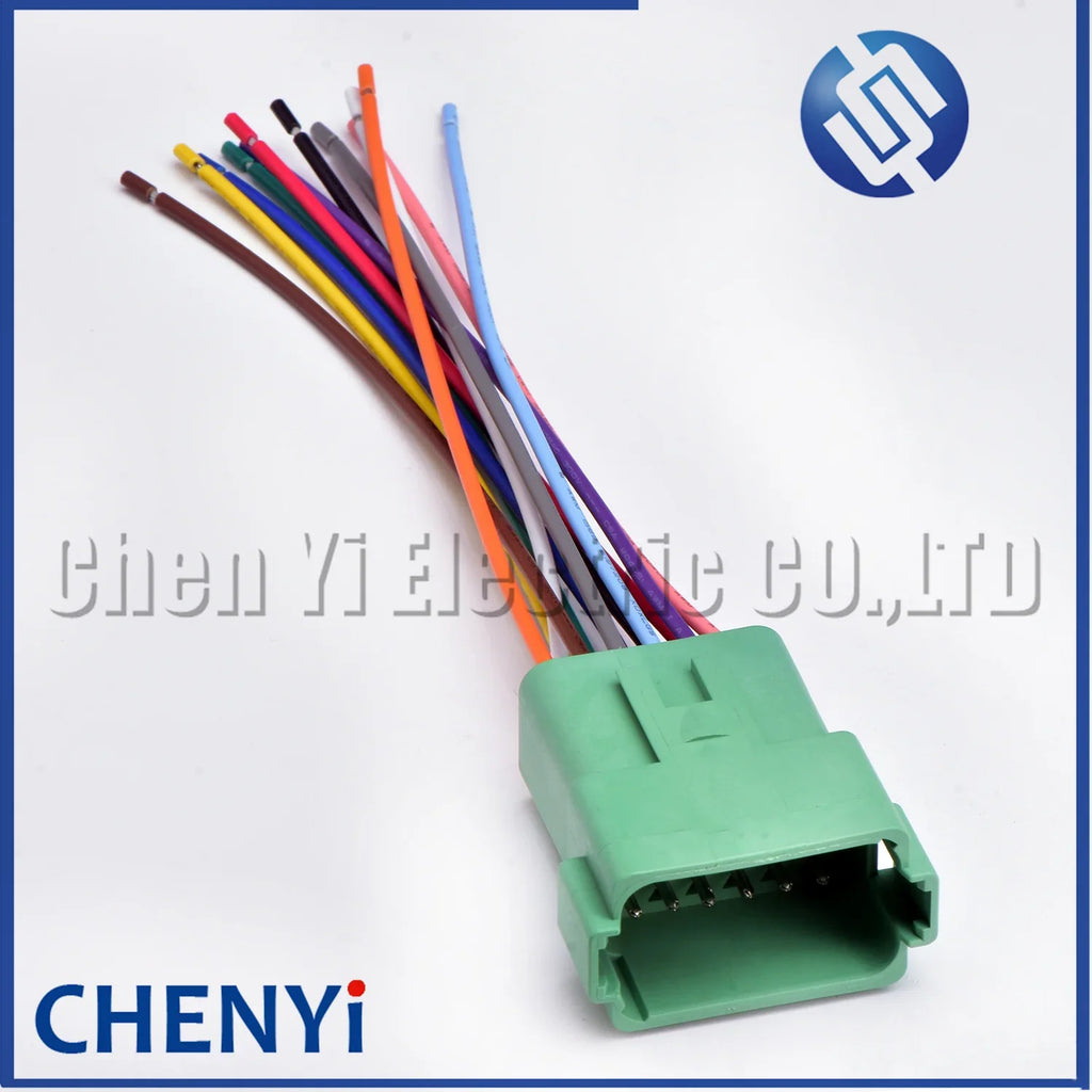 12 Pin auto Waterproof Connector Plug DT06-12SA DT04-12PA DT06-12SB DT04-12PB DT06-12SC DT04-12PC DT06-12SD DT04-12PD with wires