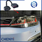 1 Pcs 10P to 14P Conversion harness plug 1J0973837 6R0973735 For Golf 7.5 LED headlight modification upgrade adapter cable
