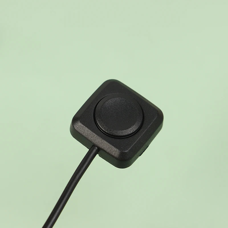 1Pc Momentary Push Button On Off Switch Black Plastic 12V 24V Car Alarm Button DIY Flashlight Surface Mount Mini Button Switch