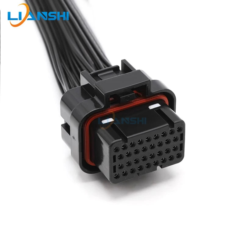 AMP type connector plug 4-1437290-1 automotive waterproof connector 34-core PCB soldering 6437288-2