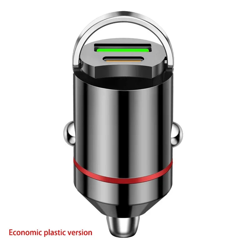 Motorcycle Hidden Car Charger Super Fast Charge Car Cigarette Lighter Conversion Plug One for Two Invisible Car Charger Amagi